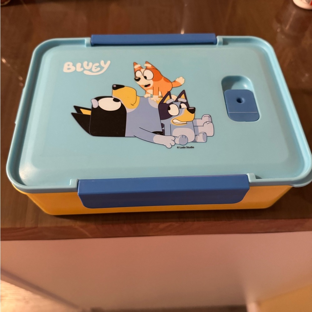 Bluey Lunch Box with Cartoon Characters
